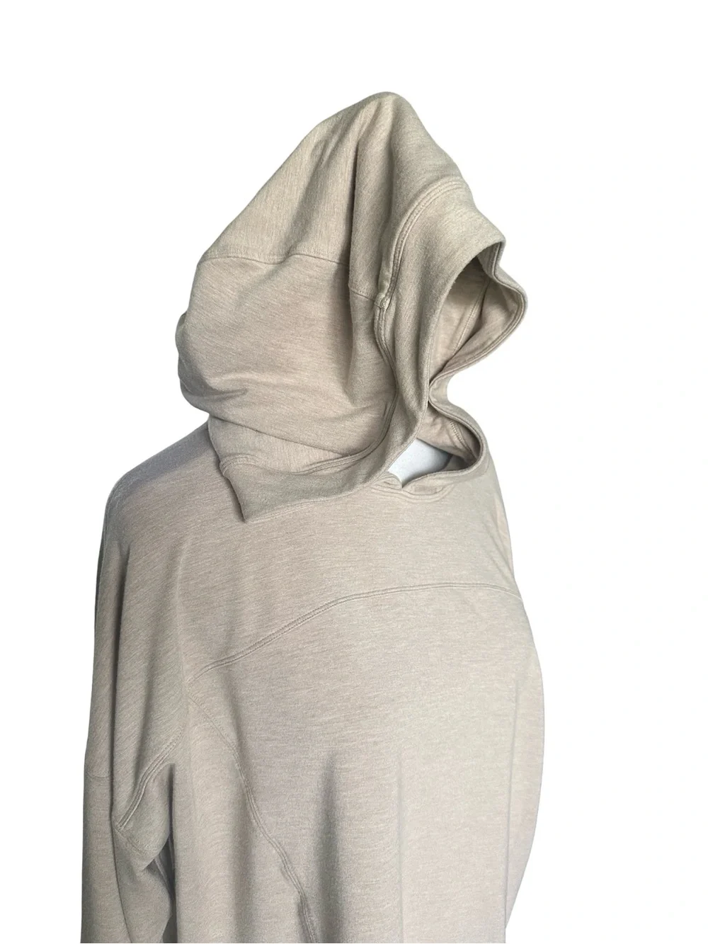Lululemon Modal Hooded Pullover Taupe Size 12